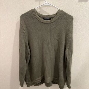 Banana Republic Olive Crewneck Sweater